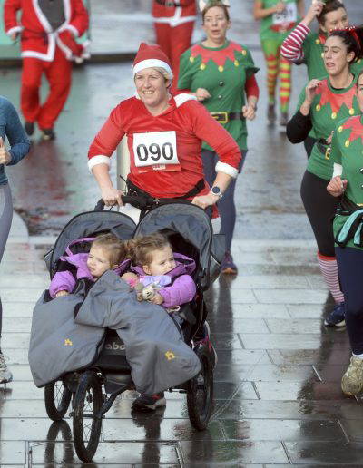 The Spirit of Christmas : The Rotary Club of Gloucester Santa Fun Run held in Gloucester City centre on Saturday 9th December 2023. Credit to PAUL NICHOLLS PHOTOGRAPHY www.paulnichollsphotography.com available for PRESS/PR/EVENT/ROYAL and VIP VISITS/CORPORATE/WEBSITE Photography tel 07718 152168 www.paulnichollsphotography.com