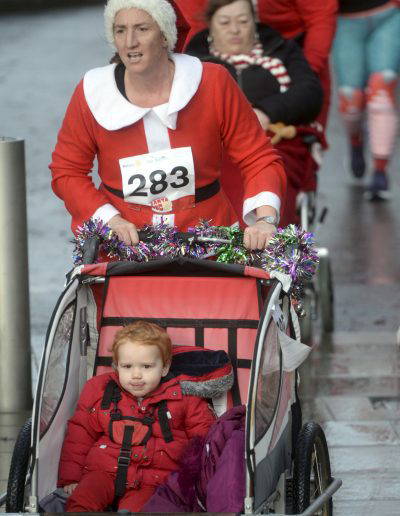 The Spirit of Christmas : The Rotary Club of Gloucester Santa Fun Run held in Gloucester City centre on Saturday 9th December 2023. Credit to PAUL NICHOLLS PHOTOGRAPHY www.paulnichollsphotography.com available for PRESS/PR/EVENT/ROYAL and VIP VISITS/CORPORATE/WEBSITE Photography tel 07718 152168 www.paulnichollsphotography.com