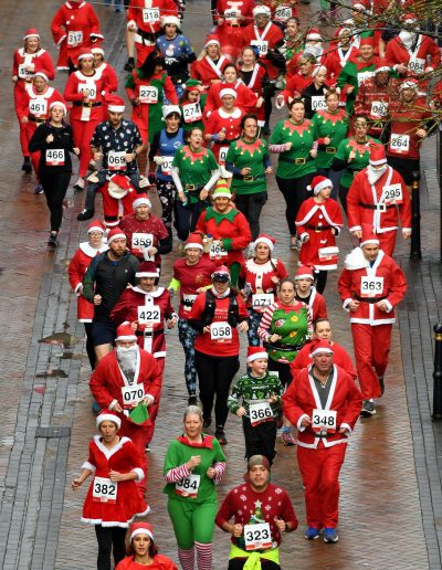 The Spirit of Christmas : The Rotary Club of Gloucester Santa Fun Run held in Gloucester City centre on Saturday 9th December 2023. Credit to PAUL NICHOLLS PHOTOGRAPHY www.paulnichollsphotography.com available for PRESS/PR/EVENT/ROYAL and VIP VISITS/CORPORATE/WEBSITE Photography tel 07718 152168 www.paulnichollsphotography.com